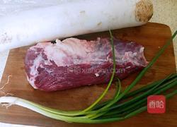 白萝卜炖牛肉#轻食减脂#的做法图解1