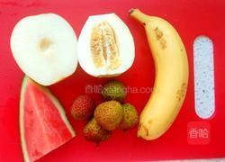 水果沙拉（紫薯酸奶版）的做法图解1