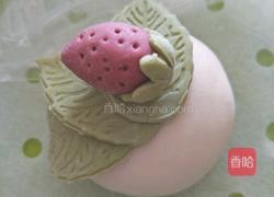 草莓蛋糕馒头的做法图解25