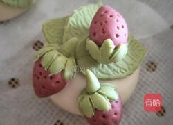 草莓蛋糕馒头的做法图解26