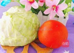 番茄炒莲花白的做法图解1