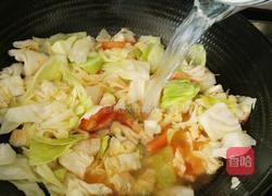 番茄炒莲花白的做法图解8