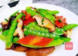 荷兰豆炒香菇的做法图解7