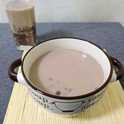 红豆奶茶(简单版)的做法[图]