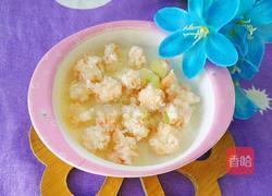 丝瓜虾球营养米糊的做法图解11