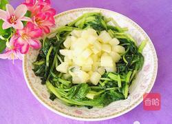 土豆炒菜心的做法图解12