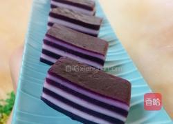 紫薯马蹄糕的做法图解9