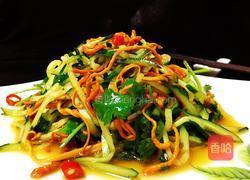 凉拌黄瓜虫草花的做法图解17