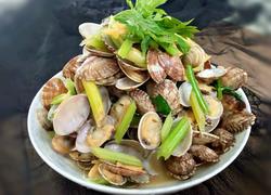 蛤蜊炒芹菜