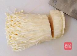 白灼金针菇的做法图解1