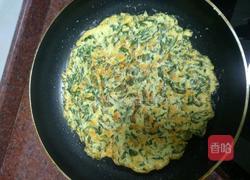 早餐饼(地瓜叶)的做法图解6