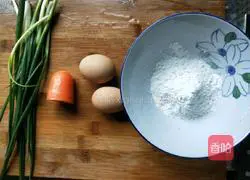 Illustration of how to make egg dumplings 1