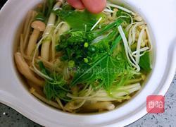 菌汤龙须菜的做法图解15