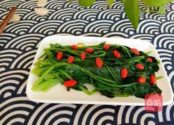 枸杞菠菜的做法图解5
