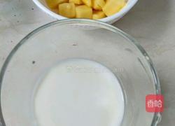 芒果酸奶盆栽的做法图解5
