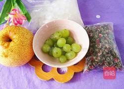 葡萄梨玫瑰花茶的做法图解1