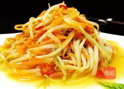 胡萝卜丝炒绿豆芽的做法图解14