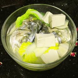 白菜豆腐鱼头汤的做法[图]
