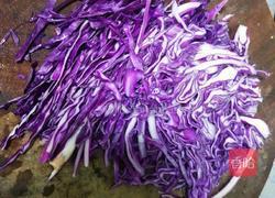 紫甘蓝拌苦菊的做法图解4