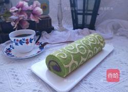 唐草彩绘蛋糕卷的做法图解24