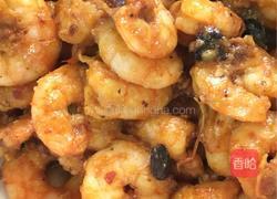 豆鼓辣酱爆炒虾仁的做法图解2