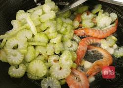 芹菜炒虾的做法图解6