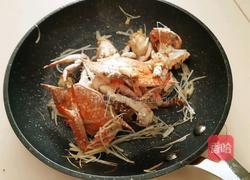 葱姜炒蟹的做法图解9