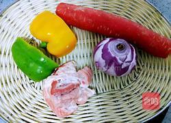 肉丁炒时蔬的做法图解1