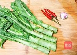 白灼凤尾的做法图解1