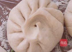 韭菜粉条鸡蛋包子的做法图解3