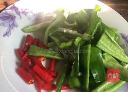 Illustration of how to make double pepper green beans (weight loss version) 6