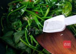 最接地气的抗癌明星菜#蒜蓉炒红薯叶的做法图解6