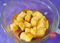 菠萝苹果勿忘我花茶的做法图解4