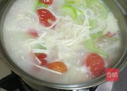 美味蔬菜鱼汤面的做法图解11