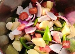 蔬菜烤火鸡腿的做法图解4