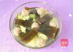 海带白菜牛肉丸子汤的做法图解13