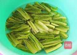 清炒油麦菜的做法图解2