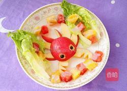 创意螃蟹水果蔬菜沙拉的做法图解11
