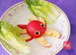 创意螃蟹水果蔬菜沙拉的做法图解6