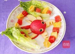 创意螃蟹水果蔬菜沙拉的做法图解7
