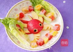 创意螃蟹水果蔬菜沙拉的做法图解10