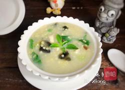 皮蛋鸡肉小米粥的做法图解15