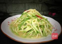 炝西葫芦丝的做法图解9