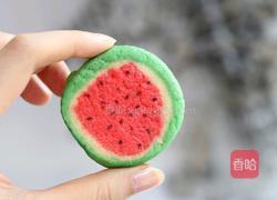 西瓜曲奇饼干的做法图解5