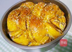 无需揉出膜的手撕豆沙面包的做法图解7