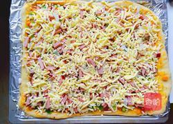 火腿披萨(烤箱版)的做法图解7