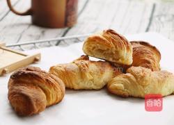 脆皮可颂(牛角包)的做法图解1