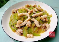 苦瓜炒鱿鱼的做法图解19