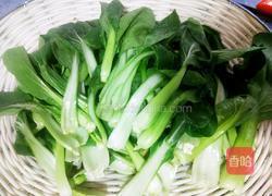 口蘑炒青菜的做法图解3