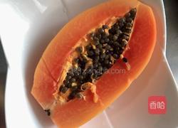 木瓜酸奶奶昔（破壁机版）的做法图解2